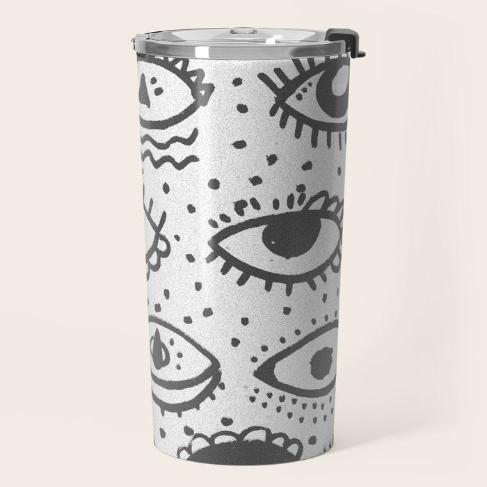 EYES PATTERN Travel Mug Gallery Image 2