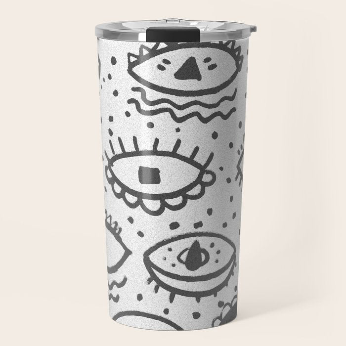 EYES PATTERN Travel Mug Gallery Image 1