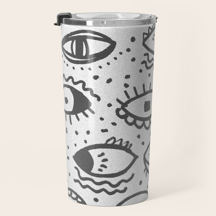 EYES PATTERN Travel Mug Gallery Image 3
