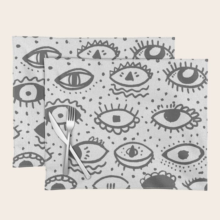 EYES PATTERN Placemat Gallery Image 1