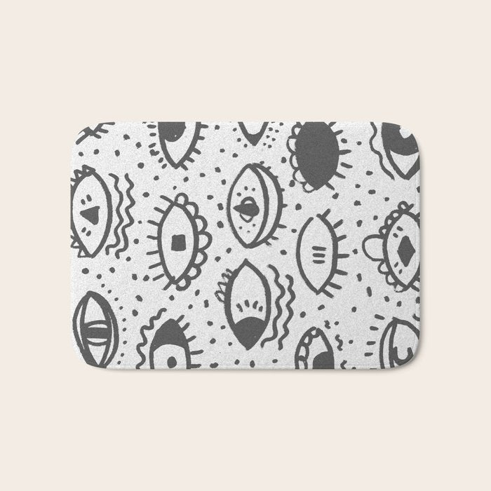 EYES PATTERN Bath Mat Gallery Image 1
