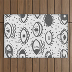 EYES PATTERN Outdoor Rug Gallery Image 1
