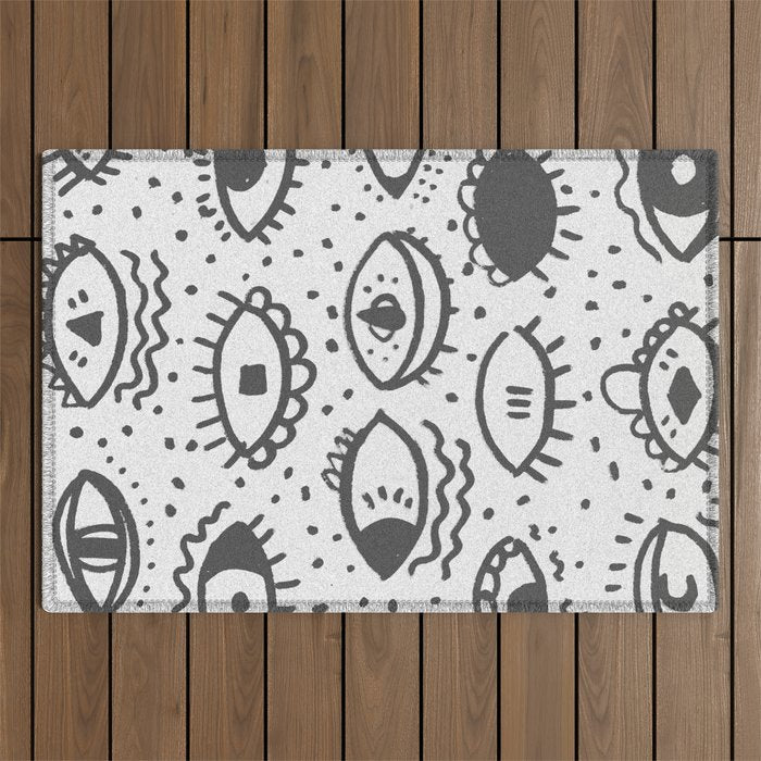 EYES PATTERN Outdoor Rug Gallery Image 1