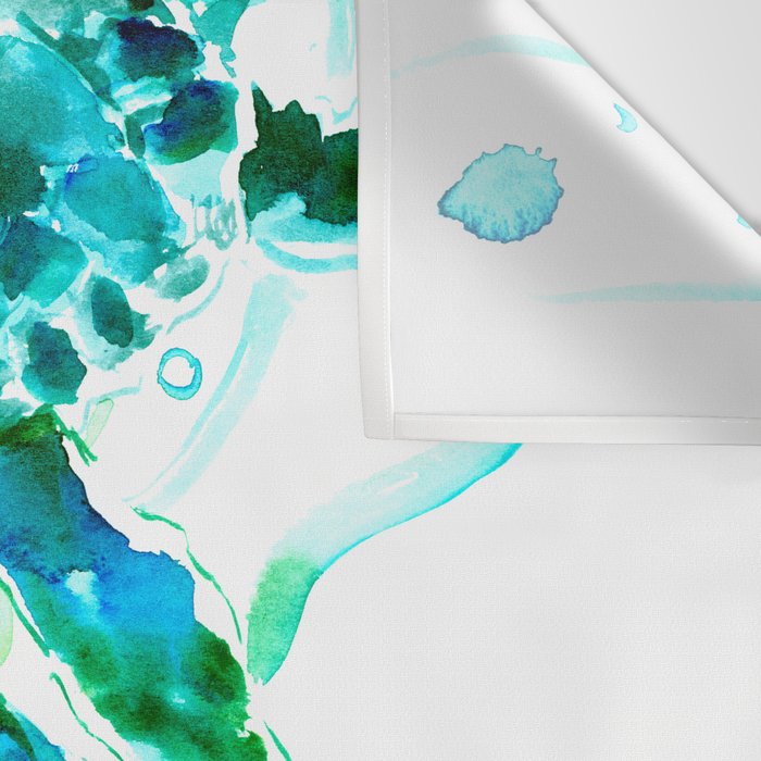 Sea Turtles, Turquoise blue Design Wall Tapestry Gallery Image 3
