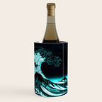 The Great Wave : Dark Teal Wine Chiller Gallery Image 1