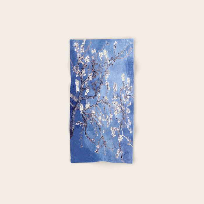 Vincent Van Gogh Almond BlossomS Blue Bath Towel Gallery Image 1