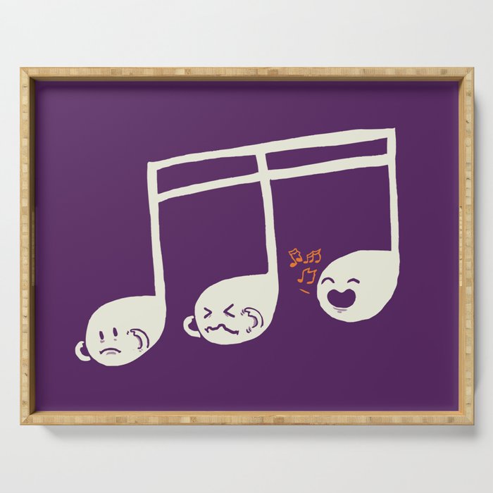 Sounds O.K. (off key) Serving Tray Gallery Image 1