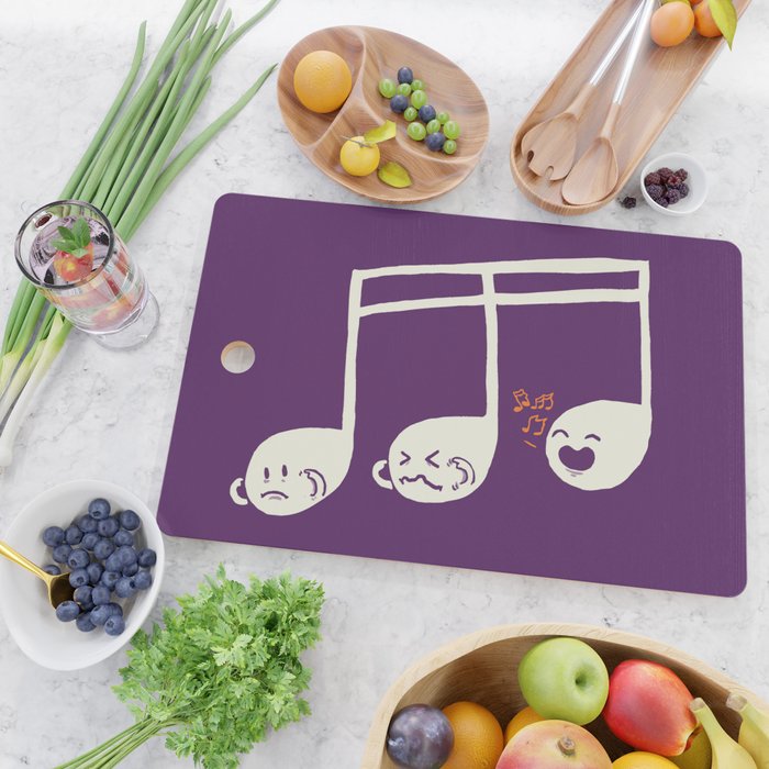 Sounds O.K. (off key) Cutting Board Gallery Image 2