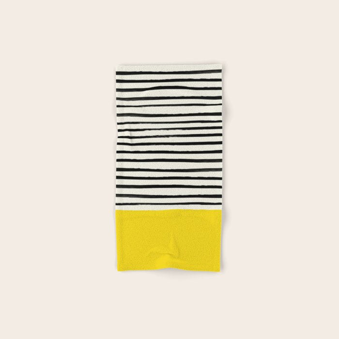 Sunshine x Stripes Bath Towel Gallery Image 1