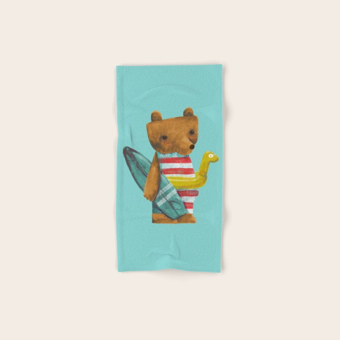 Summer Bear Bath Towel Gallery Image 1