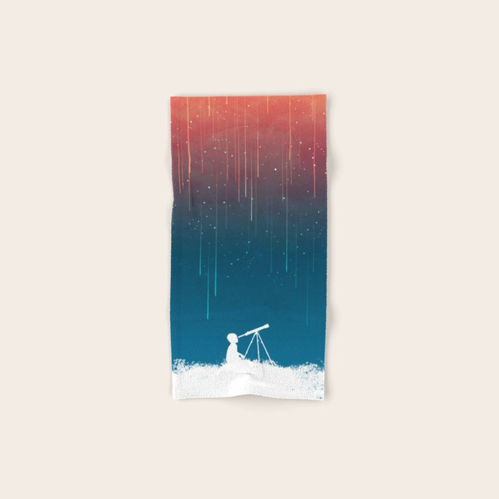 Meteor Rain (light version) Bath Towel Gallery Image 1