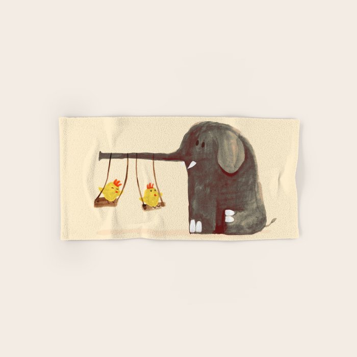 Elephant Swing Bath Towel Gallery Image 1