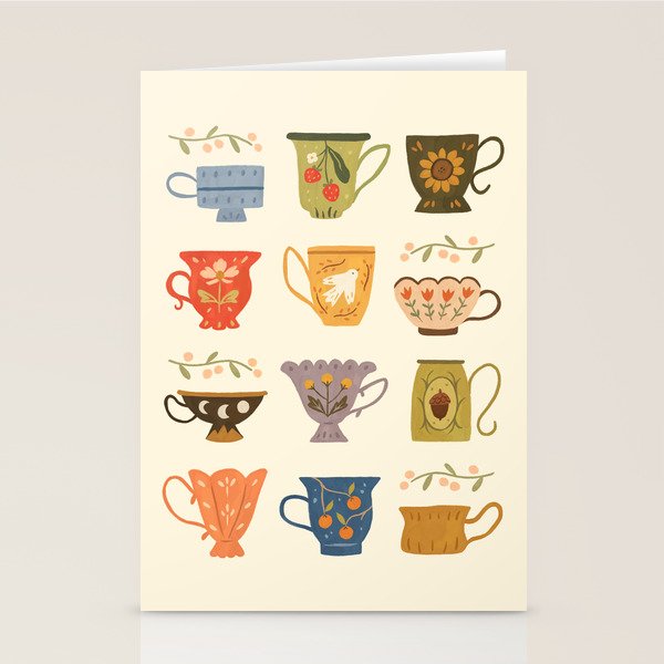 Teacup Collection Stationery Card Gallery Image 2