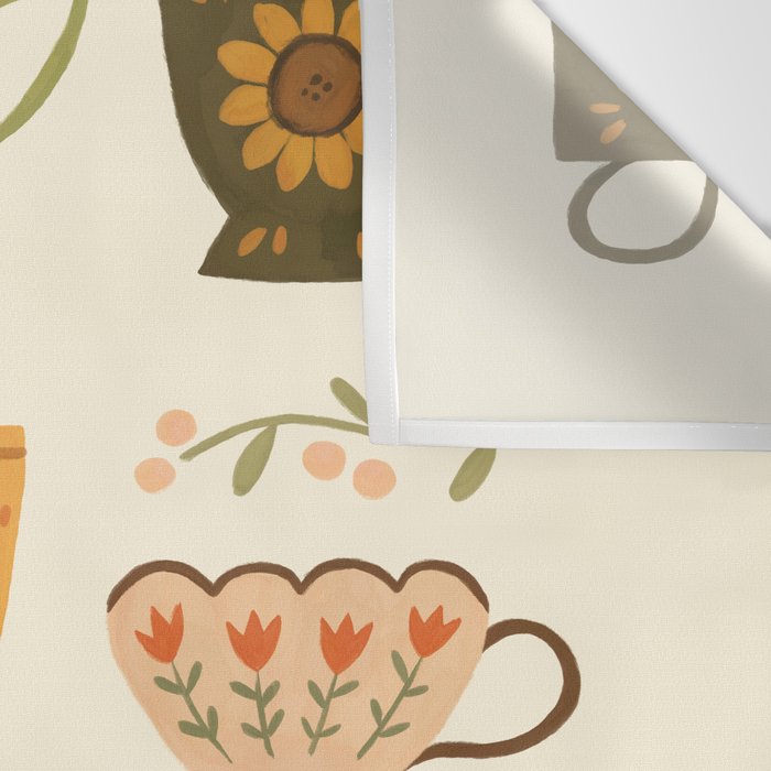 Teacup Collection Wall Tapestry Gallery Image 3