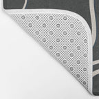 Abstract Face Line Art 04 Bath Mat Gallery Image 2