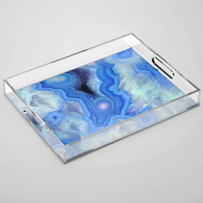 Blue Sky Stone Acrylic Tray Gallery Image 1
