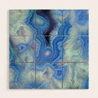 Blue Sky Stone Wood Wall Art Gallery Image 1