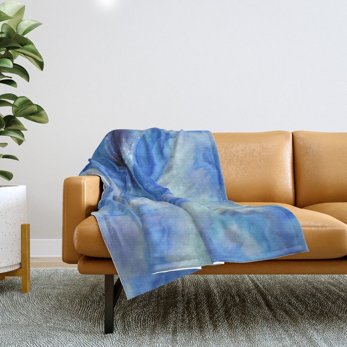 Blue Sky Stone Throw Blanket Gallery Image 1