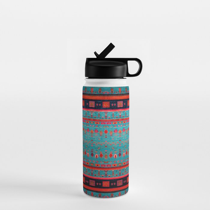 Traditional Berber Bohemian Moroccan Handmade Fabric Style Fall Autumn Color Inspiration Water Bottle Gallery Image 1