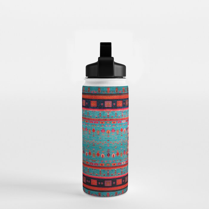 Traditional Berber Bohemian Moroccan Handmade Fabric Style Fall Autumn Color Inspiration Water Bottle Gallery Image 2