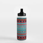 Traditional Berber Bohemian Moroccan Handmade Fabric Style Fall Autumn Color Inspiration Water Bottle Gallery Image 2