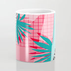 Bingo - throwback retro memphis neon tropical socal desert festival trendy hipster pattern pop art Coffee Mug Gallery Image 4
