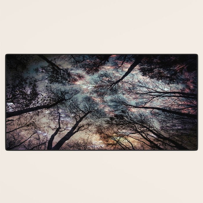 Starry Sky in the Forest Desk Mat Gallery Image 3