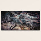 Starry Sky in the Forest Desk Mat Gallery Image 3