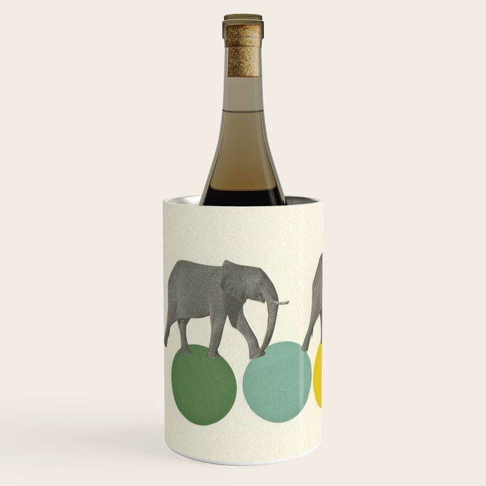 Travelling Elephants Wine Chiller Gallery Image 2