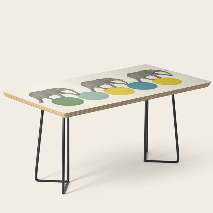 Travelling Elephants Coffee Table Gallery Image 1