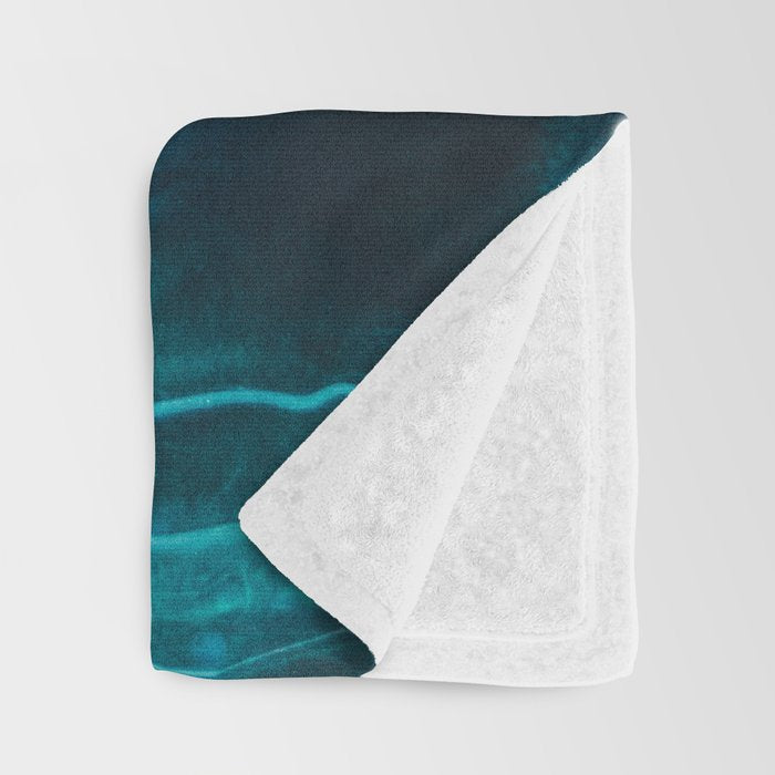 Gravity II - Abstract Marble Throw Blanket Gallery Image 3
