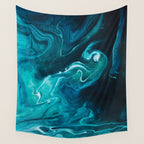 Gravity II - Abstract Marble Wall Tapestry Gallery Image 4