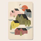 Cozy Village Cutting Board Gallery Image 1