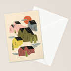 Cozy Village Stationery Card Gallery Image 2