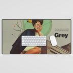 Grey Desk Mat Gallery Image 1