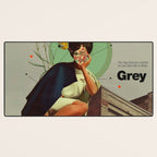 Grey Desk Mat Gallery Image 3