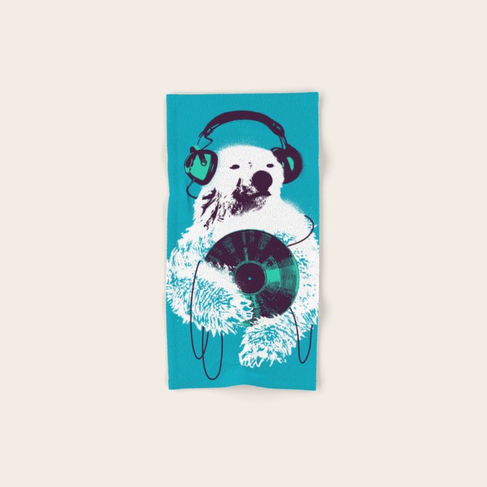 Record Bear Bath Towel Gallery Image 1