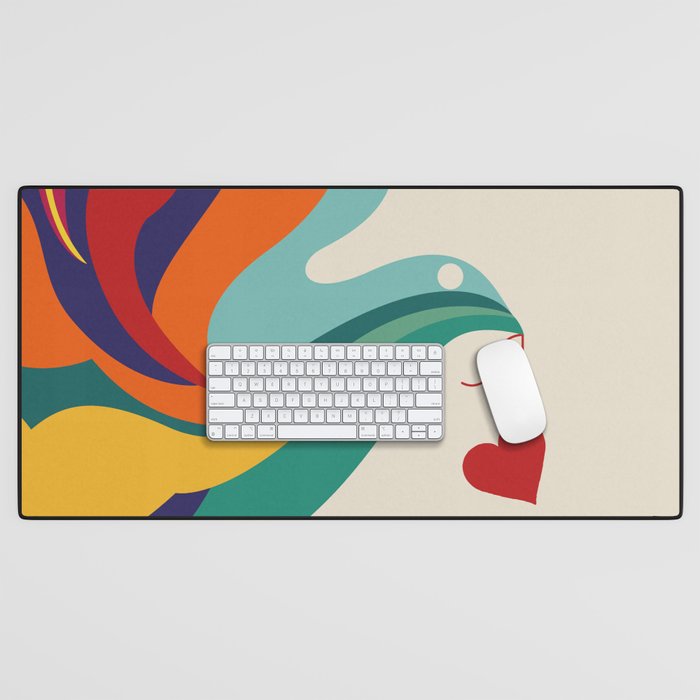 Love Message Desk Mat Gallery Image 1