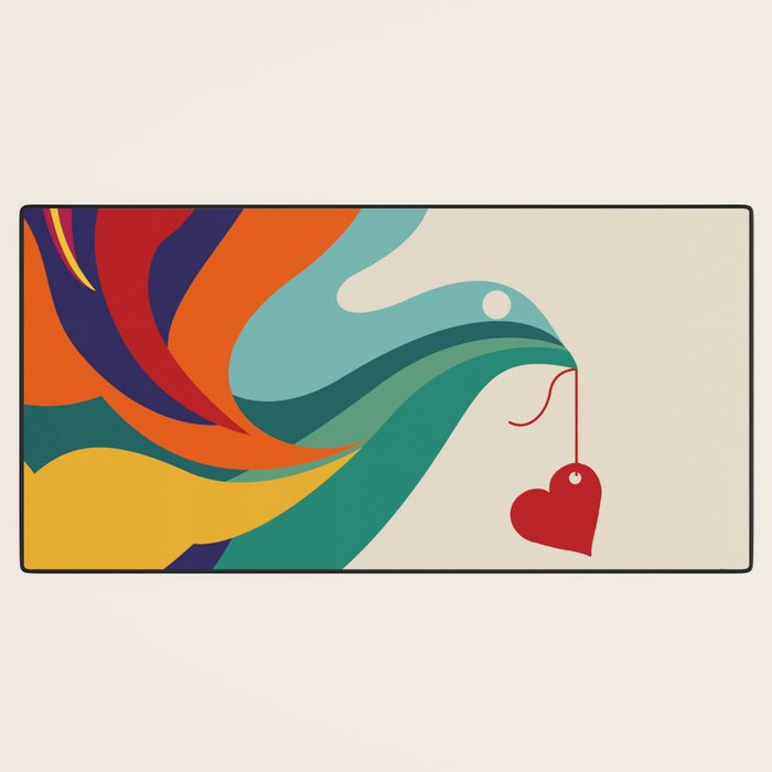 Love Message Desk Mat Gallery Image 3