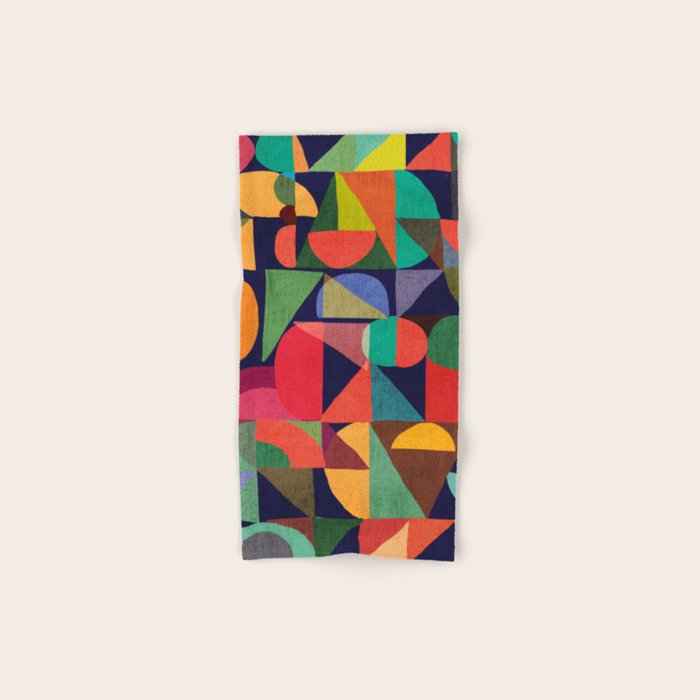Color Blocks Bath Towel Gallery Image 1