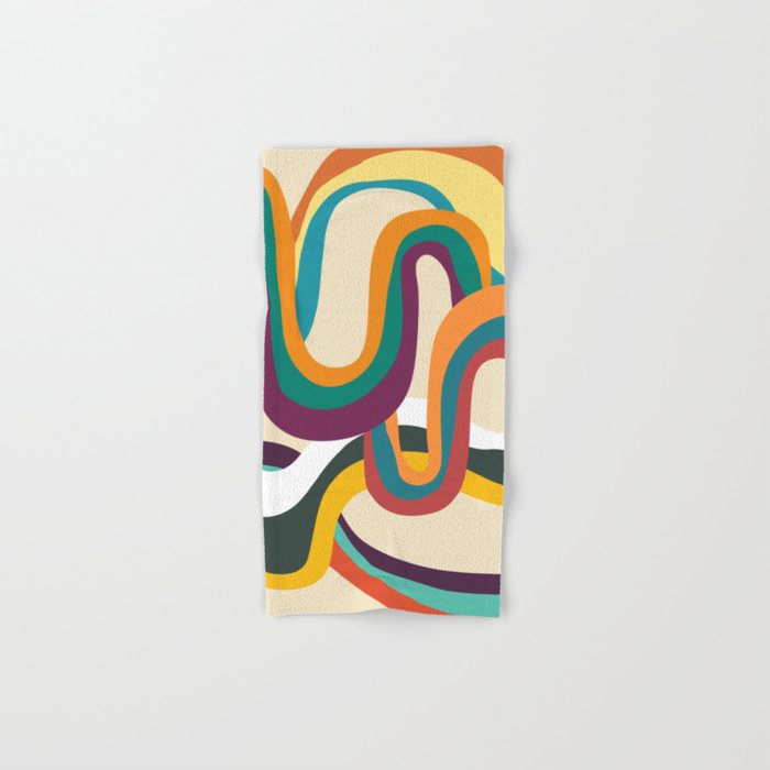 Groovy rainbow of doom Bath Towel Gallery Image 1