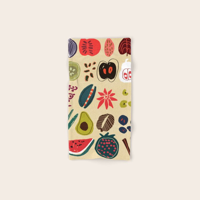 Fruit and Spice Rack Bath Towel Gallery Image 1