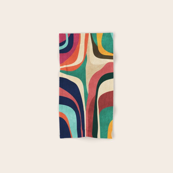 Impossible contour map Bath Towel Gallery Image 1