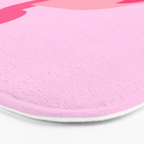 Geometric flamingo Bath Mat Gallery Image 3