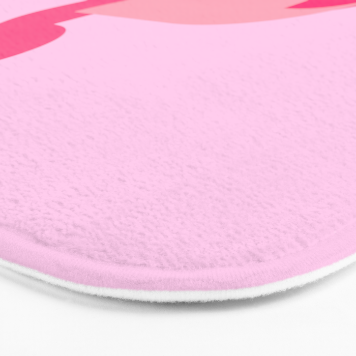 Geometric flamingo Bath Mat Gallery Image 3