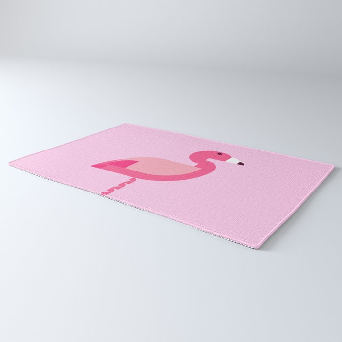Geometric flamingo Rug Gallery Image 3