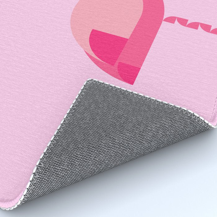 Geometric flamingo Rug Gallery Image 4