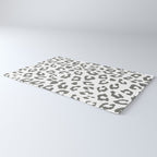 Safari Leopard Print - Grey & White Rug Gallery Image 3
