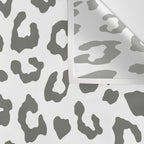Safari Leopard Print - Grey & White Wall Tapestry Gallery Image 3