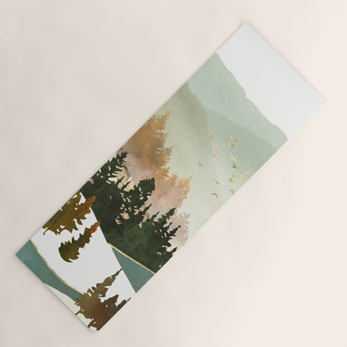 Fall Morning Yoga Mat Gallery Image 1